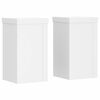 vidaXL V&auml;xtst&auml;ll 2 st vit 10x10x18 cm konstruerat tr&auml;