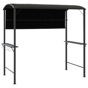 vidaXL Paviljong med tak 220x110x200 cm antracit