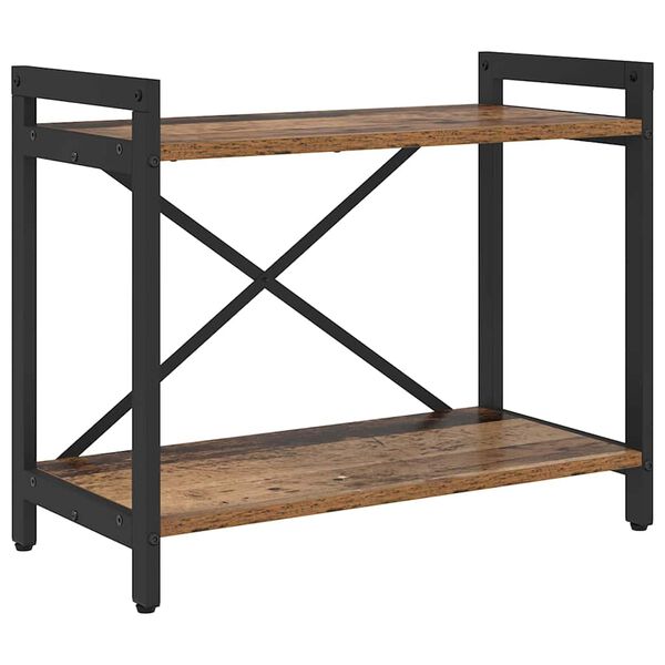 vidaXL Hyllsystem Gammalt tr&auml; 60 x 30 x 50 cm Konstruerat tr&auml;