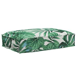 vidaXL Kudde L&ouml;v Bladm&ouml;nster 60 x 40 x 8 cm Oxford Tyg