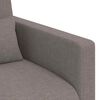 vidaXL Soffa 60cm Taupe Metall