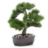 Emerald Konstv&auml;xt bonsai tall med brun kruka 32 cm