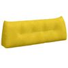 vidaXL Ryggkudde Gul 140 x 24 x 50 cm Sammet