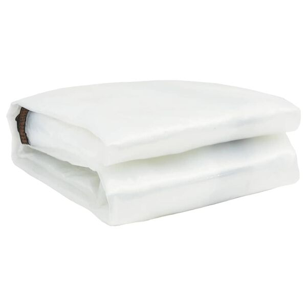 vidaXL Klar presenning med &ouml;ljetter 5x10 m polyeten