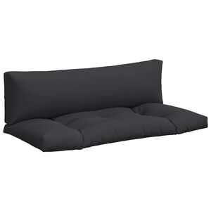 vidaXL Palldynor 2 st svart tyg