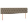 vidaXL s&auml;ngram utan madrass taupe 120x190 cm tyg
