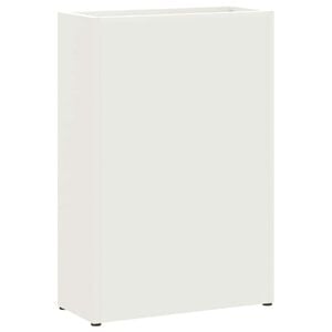 vidaXL F&ouml;rvaringskrok & St&auml;ll Vit 28 x 12 x 41 cm St&aring;l