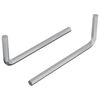 vidaXL Sexkantnyckel 2 pcs Silver 32 x 86 mm St&aring;l