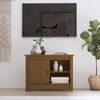 vidaXL Tv-b&auml;nk honungsbrun 70x36,5x52 cm massiv furu