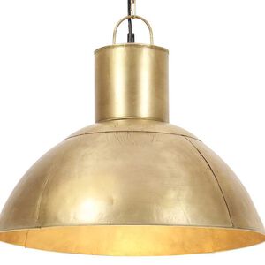 vidaXL H&auml;nglampa 25 W m&auml;ssing rund 48 cm E27