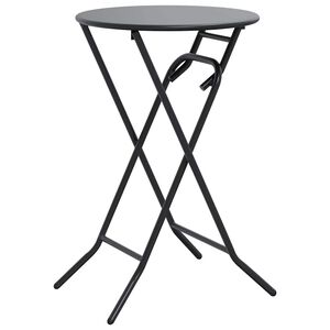 vidaXL Tr&auml;dg&aring;rdsbord Antracit 50 x 50 x 72 cm Metall
