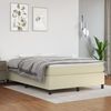 vidaXL Boxspring-s&auml;ngram gr&auml;ddvit 140x190 cm konstl&auml;der