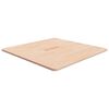 vidaXL Fyrkantig bordsskiva 70x70x1,5 cm obehandlat massiv ek