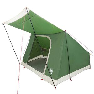 vidaXL Campingtält med tak med lagring Grön 223 x 163 x 130 cm taffeta
