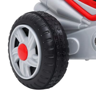 vidaXL Trehjuling röd