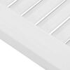 vidaXL Lamelldörr lamell, vit 39,5x29,5 cm