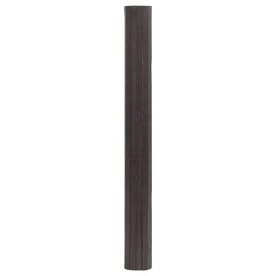 vidaXL Matta rektangulär mörkbrun 60x300 cm bambu