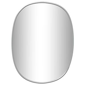 vidaXL V&auml;ggspegel silver 30x25 cm