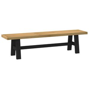 vidaXL Matb&auml;nk NOAIN 160 x 41 x 45 cm Massivt furu Naturlig