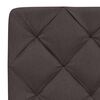 vidaXL Bed with Mattress Dark Brown 120x200 cm Fabric