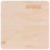vidaXL Fyrkantig bordsskiva 60x60x4 cm obehandlad massiv ek