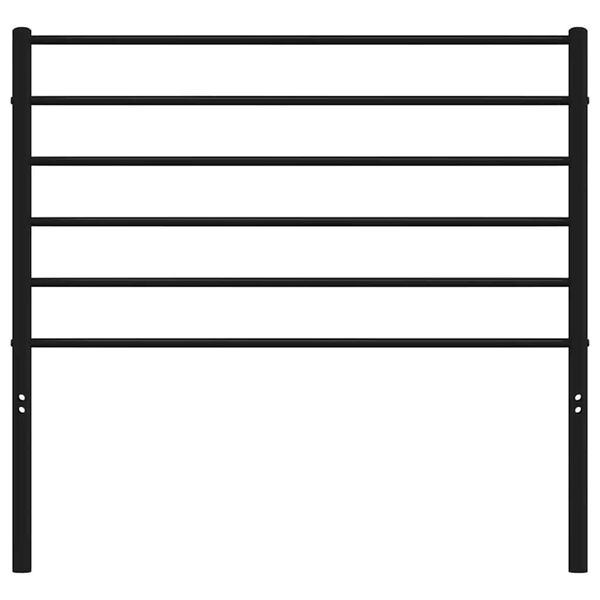 vidaXL Ers&auml;ttningsgavel metall svart 100 cm