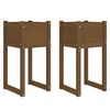vidaXL Odlingsl&aring;dor 2 st honungsbrun 40x40x81 cm massiv furu