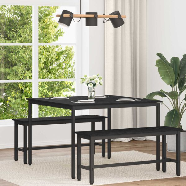 vidaXL Matbord METALL