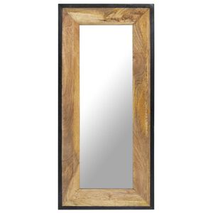 vidaXL Spegel 110x50 cm massivt mangotr&auml;
