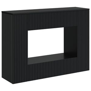 vidaXL Konsolbord Randig Svart 101 x 29 x 74 cm Konstruerat tr&auml;