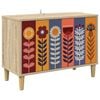 vidaXL TV-sk&aring;p ESSEN 69 x 33 x 50 cm Sonoma-ek Konstruerat tr&auml;