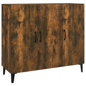 vidaXL Byr&aring; r&ouml;kf&auml;rgad ek 90x34x80 cm konstruerat tr&auml;