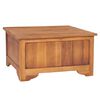 vidaXL Soffbord med &ouml;ppningsbar bordsskiva 65x64x35 cm massiv teak