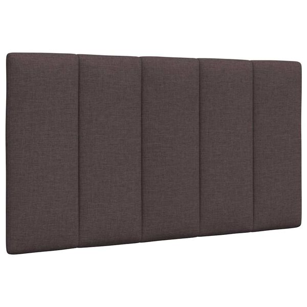 vidaXL Headboard Cushion "Hanko" Dark Brown 80 cm Fabric