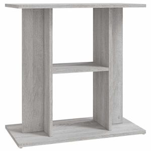 vidaXL Akvariestativ gr&aring; Sonoma 60x30x60 cm konstruerat tr&auml;