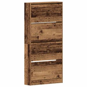 vidaXL Skosk&aring;p 80 x 21 x 163,5 cm Konstruerat tr&auml; Gammalt tr&auml;