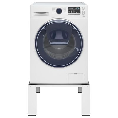 vidaXL Förhöjningssockel för tvättmaskin vit