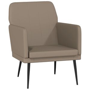 vidaXL F&aring;t&ouml;lj cappuccino 61x78x80 cm konstl&auml;der