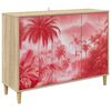 vidaXL Sideboard AACHEN Sonoma-ek 102 x 33 x 75 cm Konstruerat tr&auml;