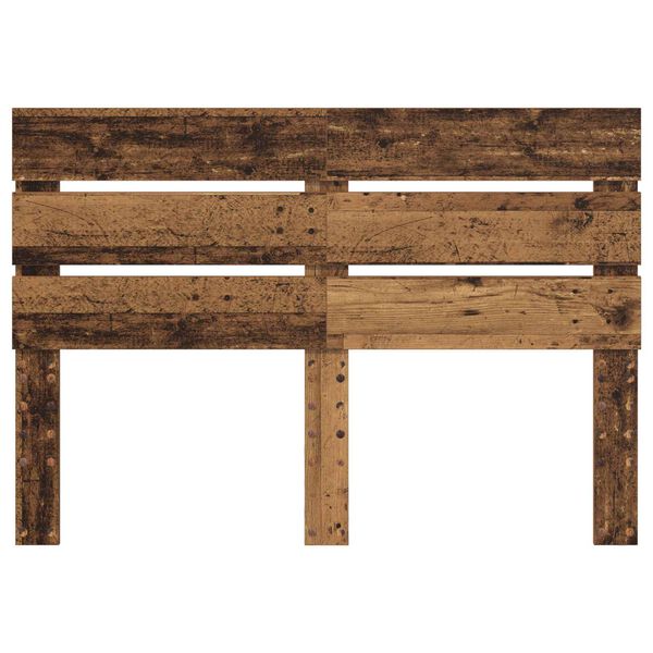 vidaXL Huvudgavel med huvudgavel Gammalt tr&auml; 150 cm Konstruerat tr&auml;