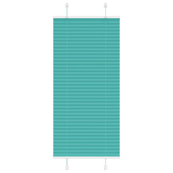 vidaXL Plisserad persienn bensingr&ouml;n 60x150cm tyg bredd 59,4cm
