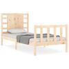 vidaXL S&auml;ngram utan madrass 90x200 cm massiv furu