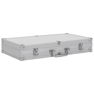 vidaXL Pistolv&auml;ska aluminium ABS silver