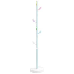 vidaXL Kl&auml;dh&auml;ngare bl&aring; 172 cm pulverlackerat j&auml;rn