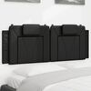 vidaXL Headboard Cushion "Viana" Black 120 cm Faux Leather