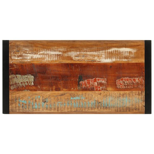 vidaXL Barbord 110x55x110 cm massivt återvunnet trä