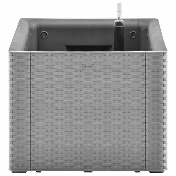 vidaXL Upph&ouml;jd odlingsl&aring;da med sj&auml;lvbevattning gr&aring; 100x43x33 cm