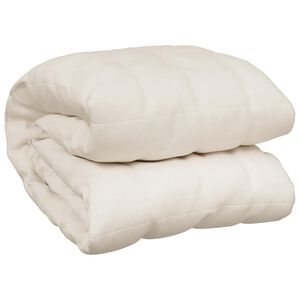vidaXL Tyngdt&auml;cke gr&auml;ddvit 220x235 cm 15 kg tyg