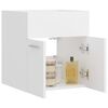 vidaXL Tvättställsskåp vit 41x38,5x46 cm konstruerat trä