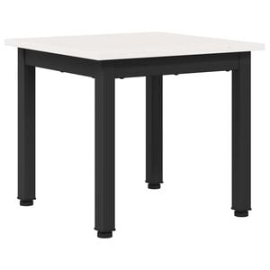 vidaXL Kaffeebord Vit 40 x 40 x 36 cm Massiv furu